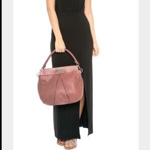 Marc by Marc Jacobs MARCHIVE Hilli Hobo mauve tan Leather Handbag crossbody